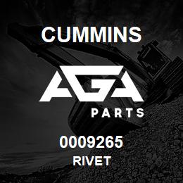 0009265 Cummins RIVET | AGA Parts