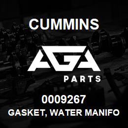 0009267 Cummins GASKET, WATER MANIFOLD | AGA Parts