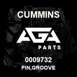 0009732 Cummins PIN,GROOVE | AGA Parts