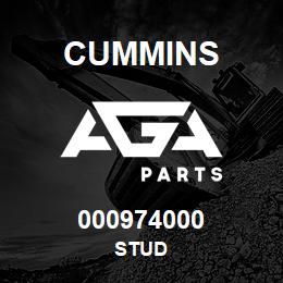 000974000 Cummins STUD | AGA Parts