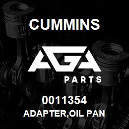 0011354 Cummins ADAPTER,OIL PAN | AGA Parts
