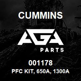 001178 Cummins Pfc Kit, 650A, 1300A | AGA Parts
