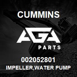 002052801 Cummins IMPELLER,WATER PUMP | AGA Parts