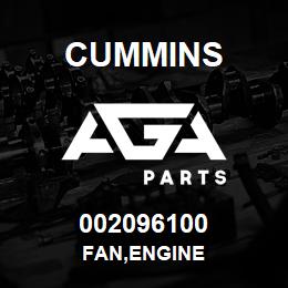 002096100 Cummins FAN,ENGINE | AGA Parts