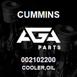 002102200 Cummins COOLER,OIL | AGA Parts
