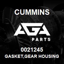 0021245 Cummins GASKET,GEAR HOUSING | AGA Parts