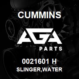 0021601 H Cummins SLINGER,WATER | AGA Parts