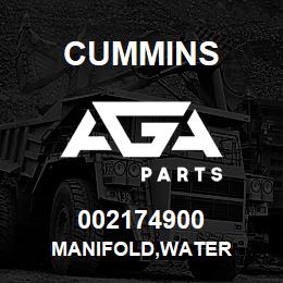 002174900 Cummins MANIFOLD,WATER | AGA Parts