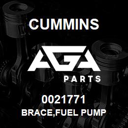 0021771 Cummins BRACE,FUEL PUMP | AGA Parts