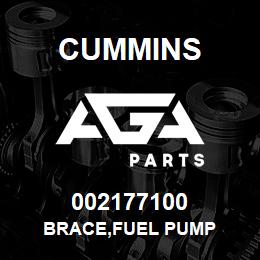 002177100 Cummins BRACE,FUEL PUMP | AGA Parts
