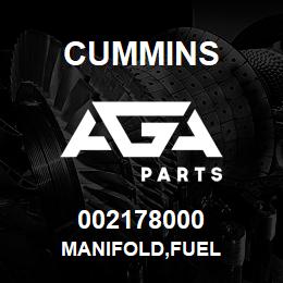 002178000 Cummins MANIFOLD,FUEL | AGA Parts