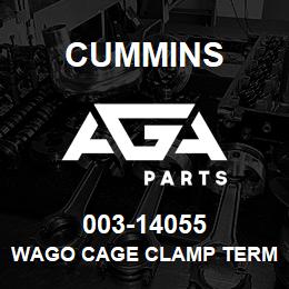 003-14055 Cummins WAGO CAGE CLAMP TERMINAL BLOCK | AGA Parts