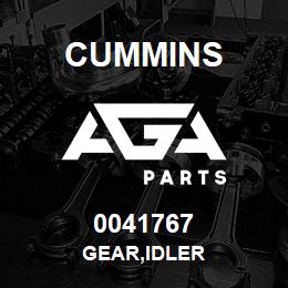 0041767 Cummins GEAR,IDLER | AGA Parts