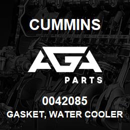 0042085 Cummins GASKET, WATER COOLER | AGA Parts