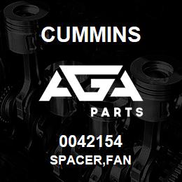 0042154 Cummins SPACER,FAN | AGA Parts