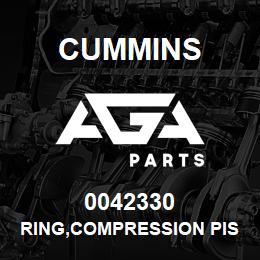 0042330 Cummins RING,COMPRESSION PISTON | AGA Parts
