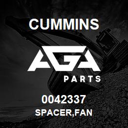 0042337 Cummins SPACER,FAN | AGA Parts