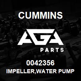0042356 Cummins IMPELLER,WATER PUMP | AGA Parts