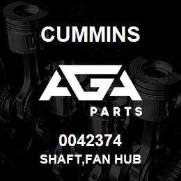 0042374 Cummins SHAFT,FAN HUB | AGA Parts