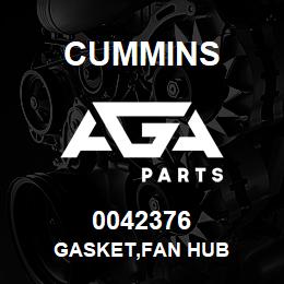 0042376 Cummins GASKET,FAN HUB | AGA Parts