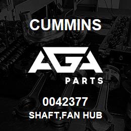 0042377 Cummins SHAFT,FAN HUB | AGA Parts