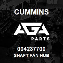 004237700 Cummins SHAFT,FAN HUB | AGA Parts