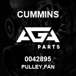 0042895 Cummins PULLEY,FAN | AGA Parts
