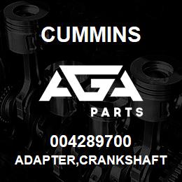 004289700 Cummins ADAPTER,CRANKSHAFT | AGA Parts