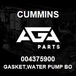 004375900 Cummins GASKET,WATER PUMP BODY | AGA Parts