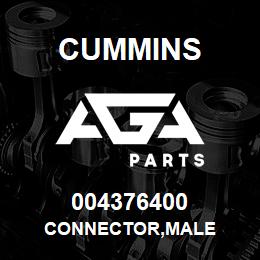 004376400 Cummins CONNECTOR,MALE | AGA Parts