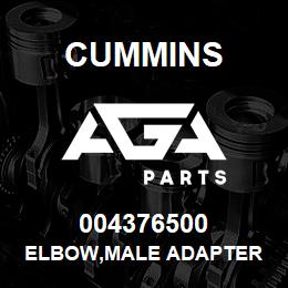 004376500 Cummins ELBOW,MALE ADAPTER | AGA Parts