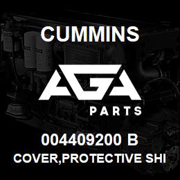 004409200 B Cummins COVER,PROTECTIVE SHIPPING | AGA Parts