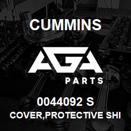 0044092 S Cummins COVER,PROTECTIVE SHIPPING | AGA Parts