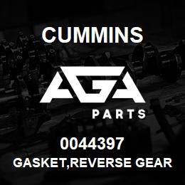 0044397 Cummins GASKET,REVERSE GEAR | AGA Parts
