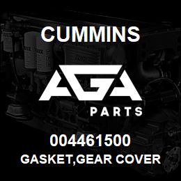 004461500 Cummins GASKET,GEAR COVER | AGA Parts