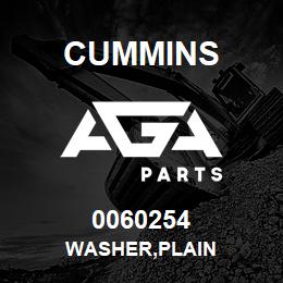 0060254 Cummins WASHER,PLAIN | AGA Parts