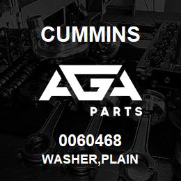 0060468 Cummins WASHER,PLAIN | AGA Parts