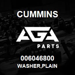 006046800 Cummins WASHER,PLAIN | AGA Parts