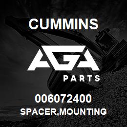 006072400 Cummins SPACER,MOUNTING | AGA Parts