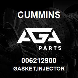 006212900 Cummins GASKET,INJECTOR | AGA Parts