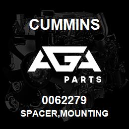 0062279 Cummins SPACER,MOUNTING | AGA Parts
