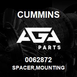 0062872 Cummins SPACER,MOUNTING | AGA Parts