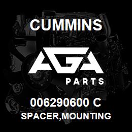 006290600 C Cummins SPACER,MOUNTING | AGA Parts