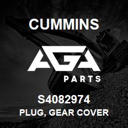 S4082974 Cummins Plug, Gear Cover | AGA Parts