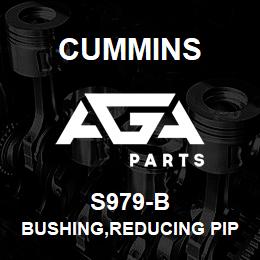 S979-B Cummins BUSHING,REDUCING PIPE | AGA Parts