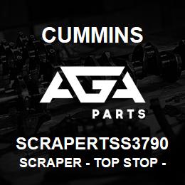 SCRAPERTSS3790 Cummins Scraper - Top Stop - .3790 | AGA Parts