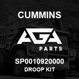 SP0010920000 Cummins DROOP KIT | AGA Parts