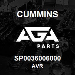 SP0036006000 Cummins AVR | AGA Parts