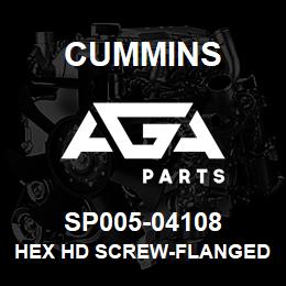 SP005-04108 Cummins HEX HD SCREW-FLANGED | AGA Parts