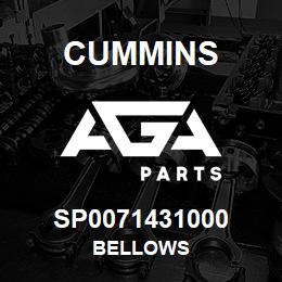 SP0071431000 Cummins BELLOWS | AGA Parts